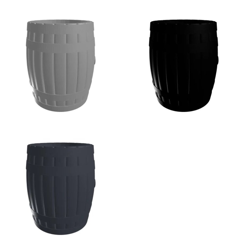 Pack of 5 Open Wooden Barrels for D&D Warhammer 40K Train Sets Wargames